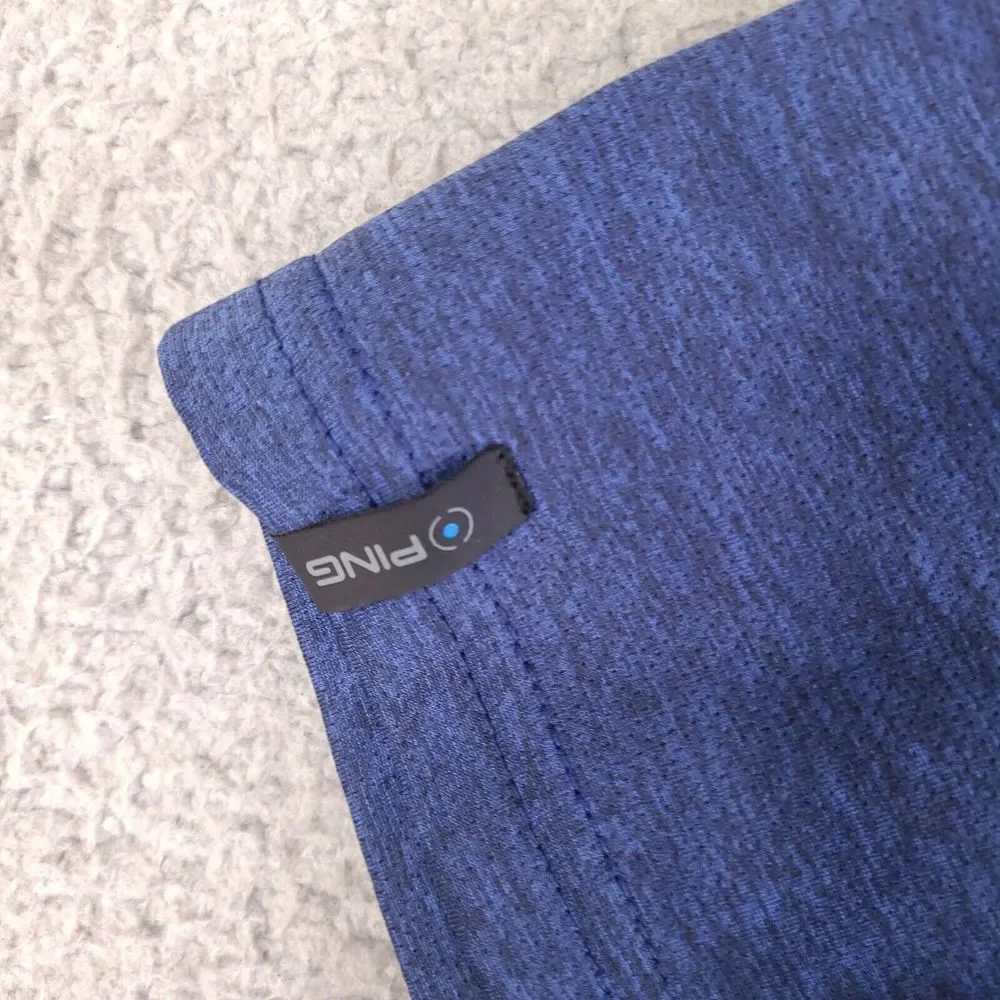 Ping Polo Shirt Men's XL Blue Sensor Cool Golf Performance Celebration Golf Club - Picture 7 of 13